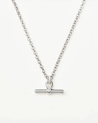 Chunky T-Bar Chain Necklace | Silver Plated Necklaces Missoma 