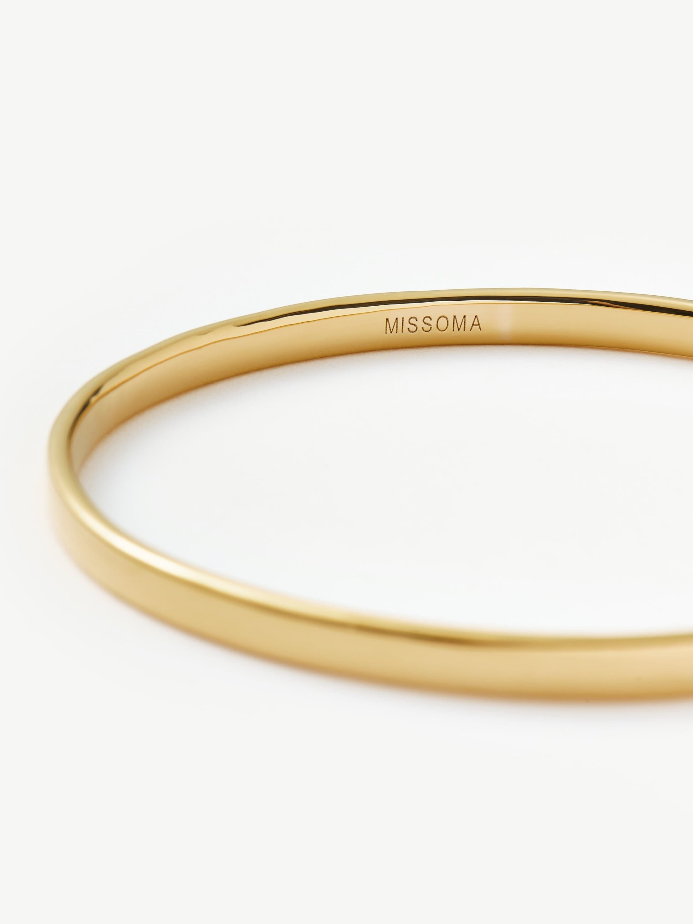 Classic Bangle | 18k Gold Plated Bracelets Missoma 