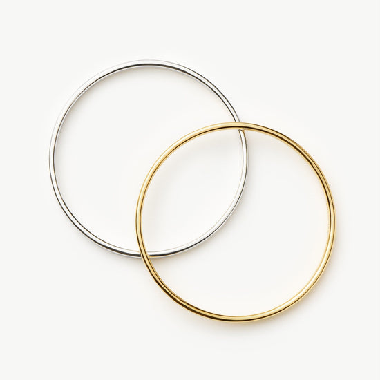 Classic Bangle Bracelet Set | Mixed Metal Bracelets Missoma 