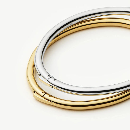 Classic Bangle Set | Mixed Metal Bracelets Missoma 