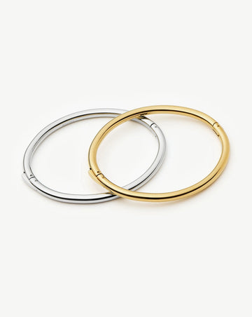 Classic Bangle Set | Mixed Metal Bracelets Missoma 