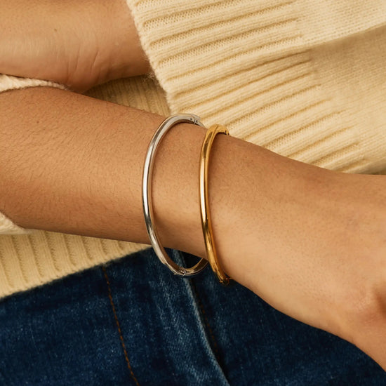 Classic Bangle Set | Mixed Metal Bracelets Missoma 
