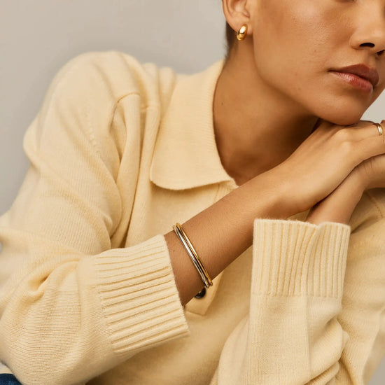 Classic Bangle Set | Mixed Metal Bracelets Missoma 