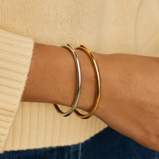 Classic Bangle Set | Mixed Metal Bracelets Missoma 