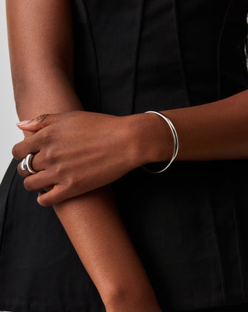 Classic Bangle | Silver Plated Bracelets Missoma 