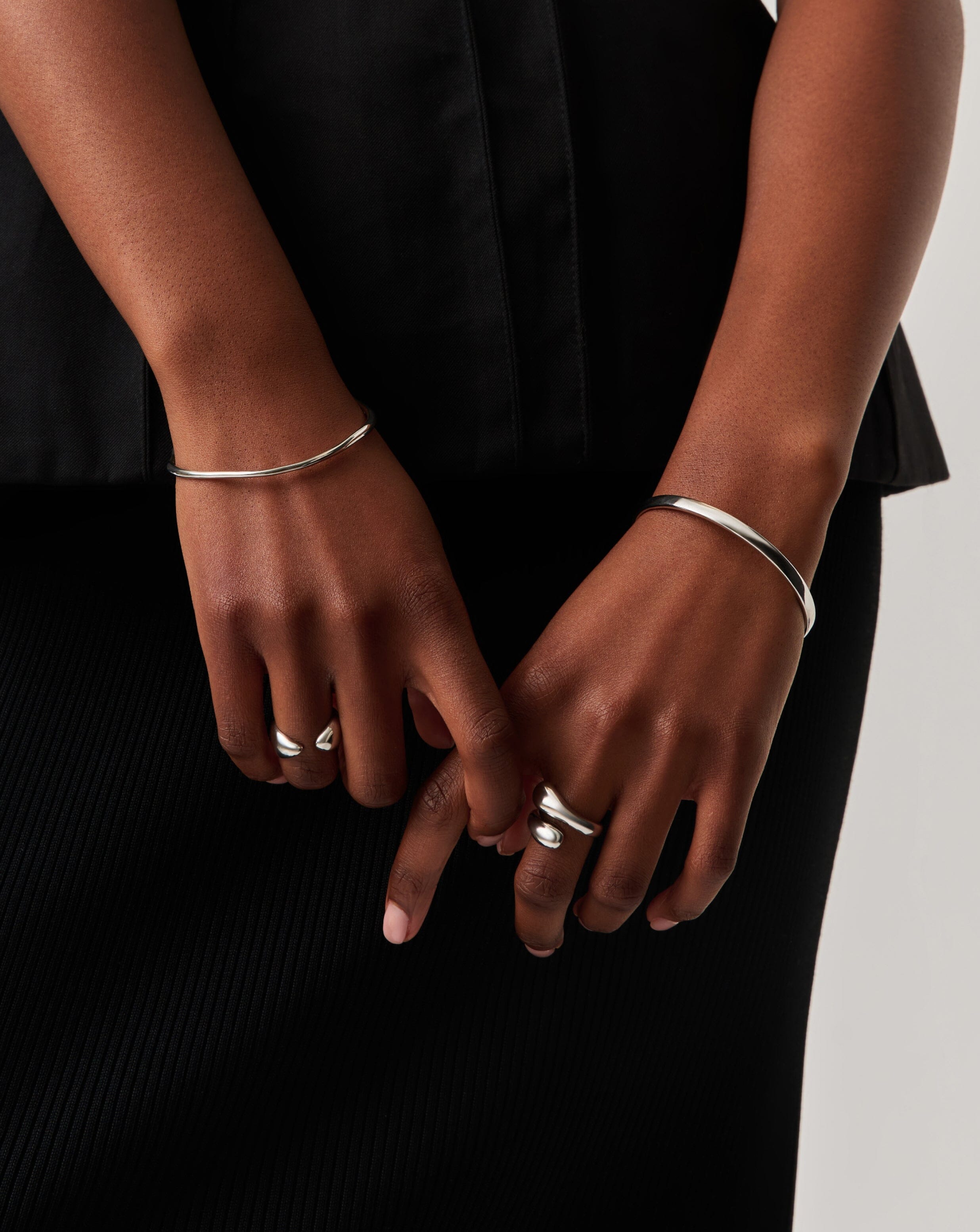 Classic Bangle | Silver Plated Bracelets Missoma 