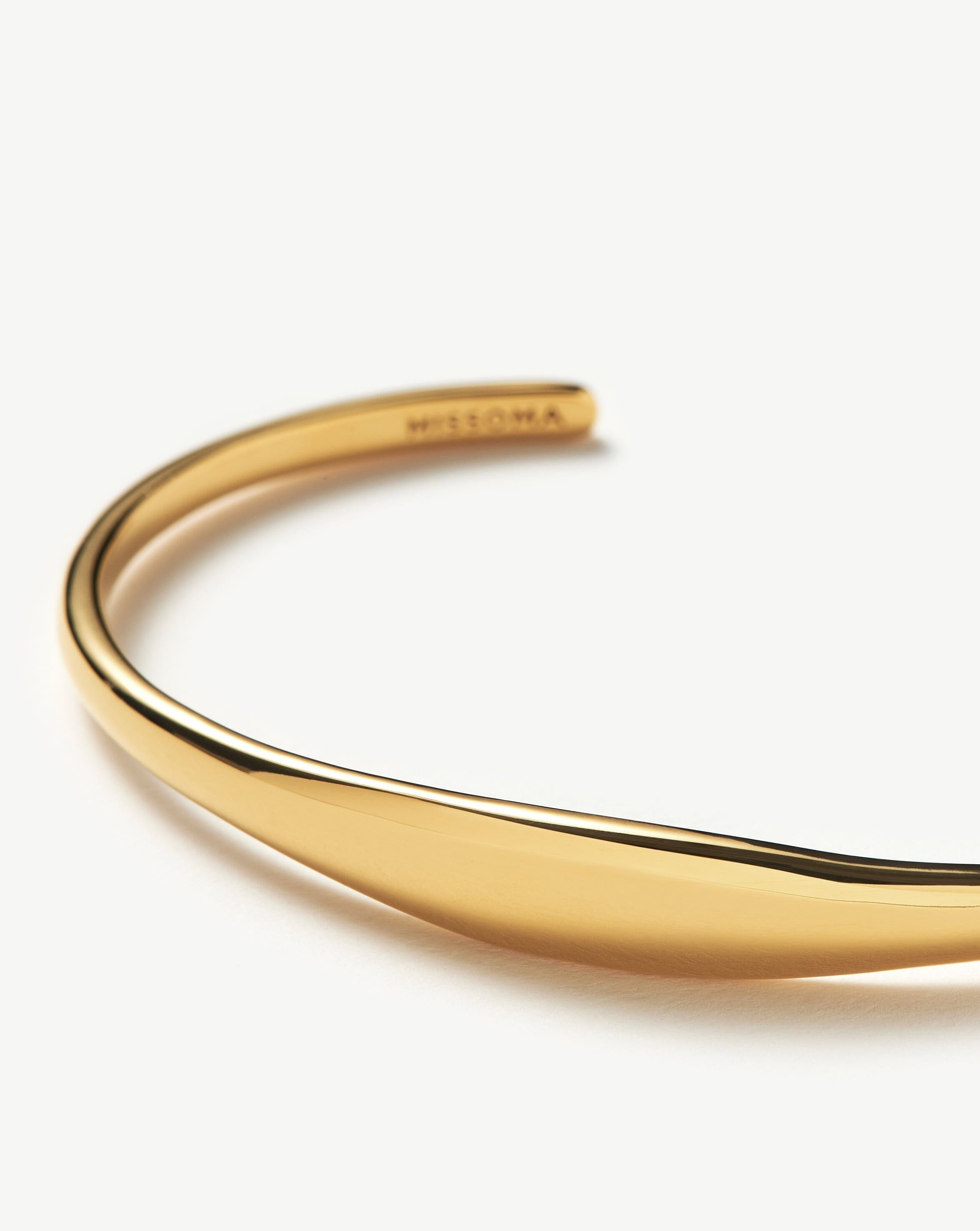 Classic Cuff Bracelet | 18ct Gold Vermeil Bracelets Missoma 