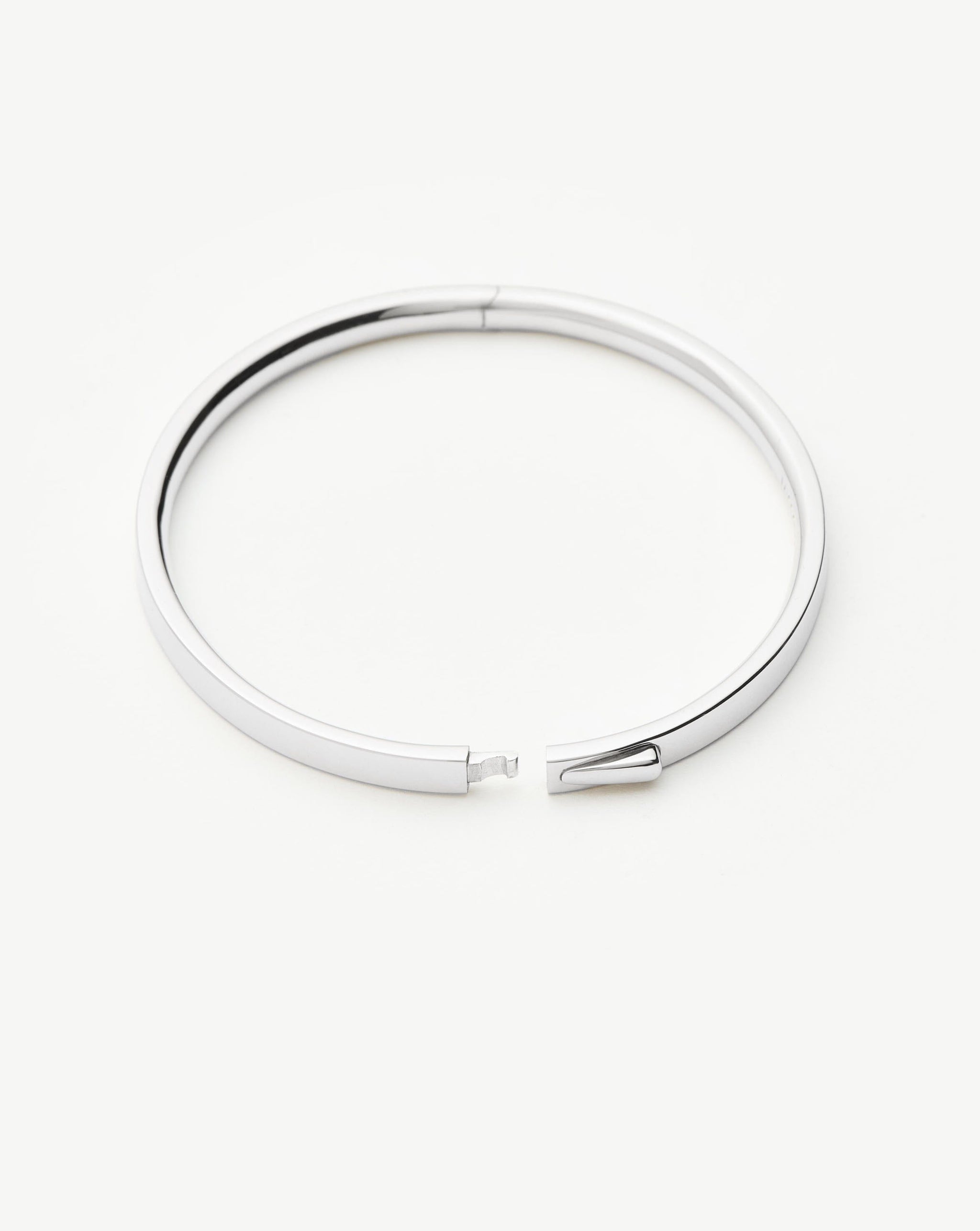 Classic Hinged Bangle | Sterling Silver Bracelets Missoma 