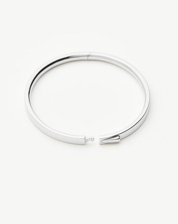 Classic Hinged Bangle | Sterling Silver Bracelets Missoma 