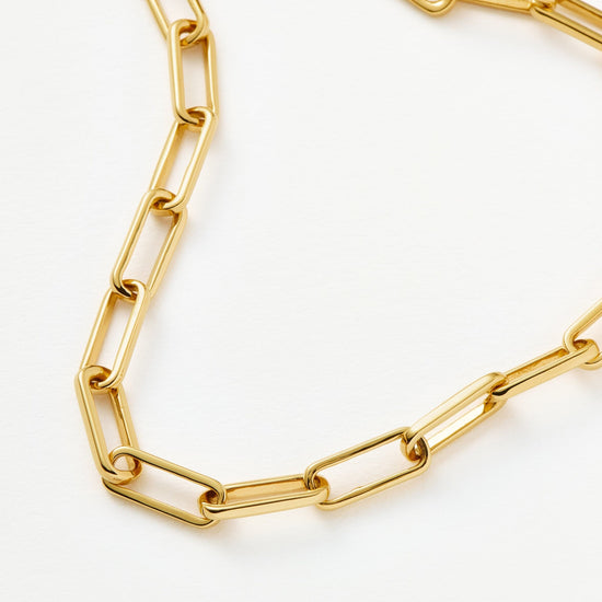 Classic Mini Paperclip Chain Bracelet | 18k Gold Plated Bracelets Missoma 