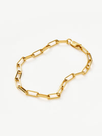 Classic Mini Paperclip Chain Bracelet | 18k Gold Plated Bracelets Missoma 