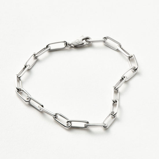 Classic Mini Paperclip Chain Bracelet | Silver Plated Bracelets Missoma 