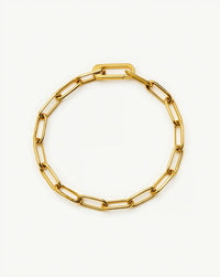 Classic Paperclip Chain Bracelet | 18k Gold Plated Bracelets Missoma 
