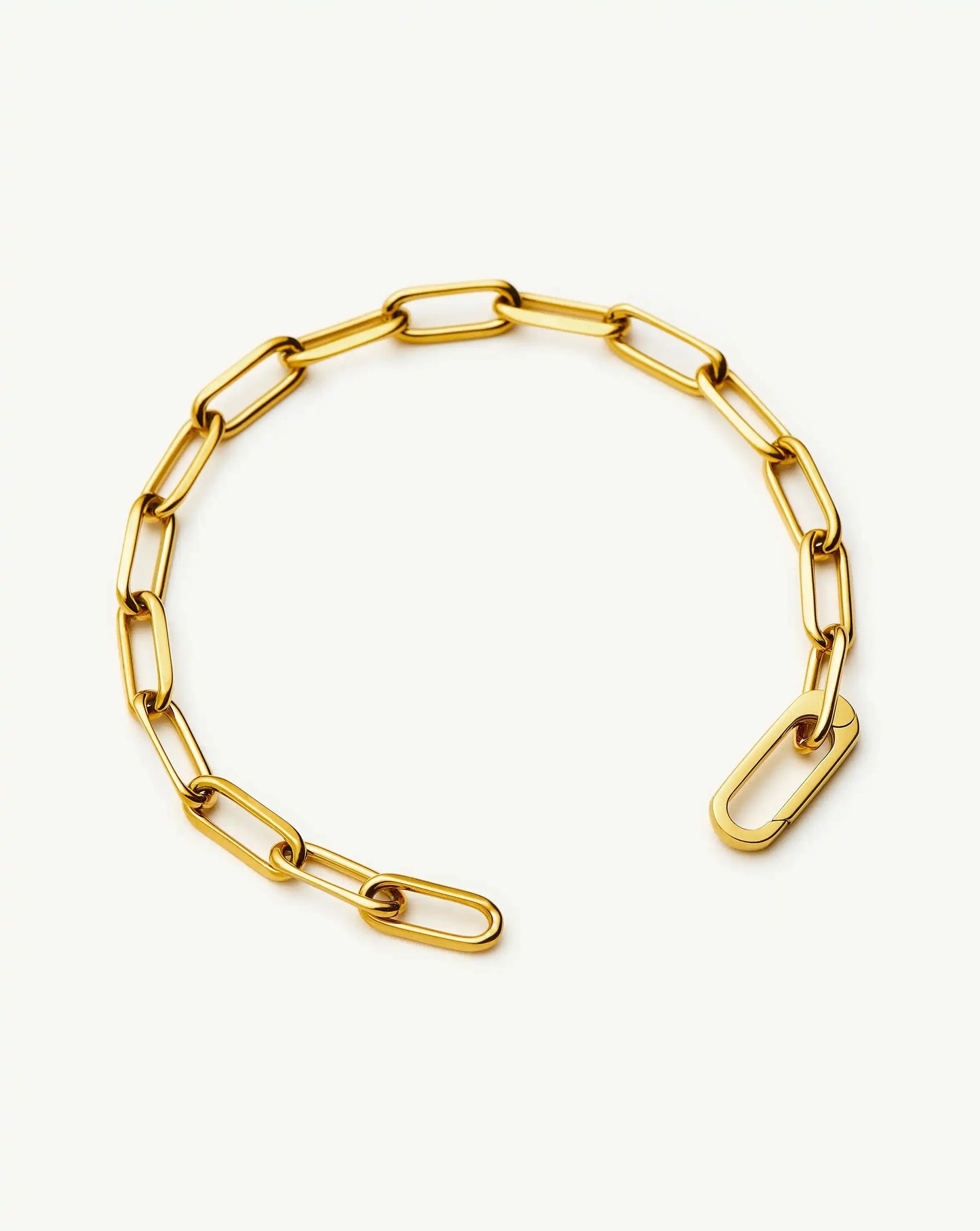Classic Paperclip Chain Bracelet | 18k Gold Plated Bracelets Missoma 