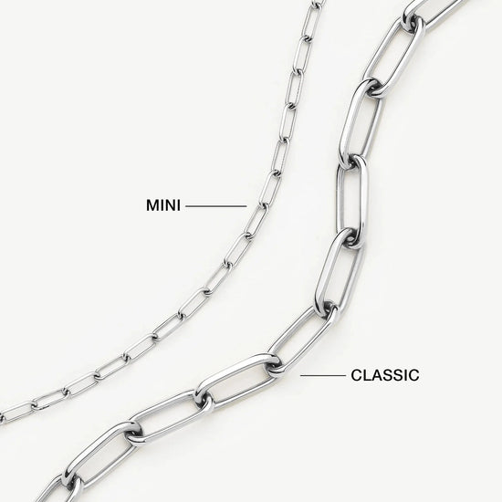 Classic Paperclip Chain Bracelet | Platinum Plated Bracelets Missoma 
