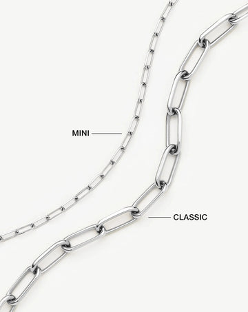 Classic Paperclip Chain Bracelet | Platinum Plated Bracelets Missoma 