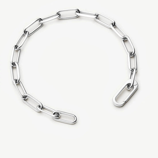 Classic Paperclip Chain Bracelet | Platinum Plated Bracelets Missoma 