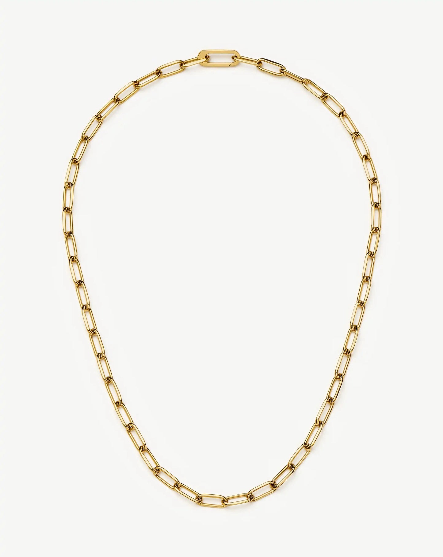 Classic Paperclip Chain Necklace | 18k Gold Plated Necklaces Missoma 