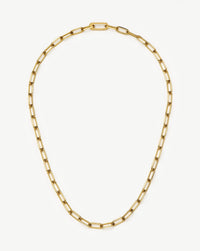 Classic Paperclip Chain Necklace | 18k Gold Plated Necklaces Missoma 