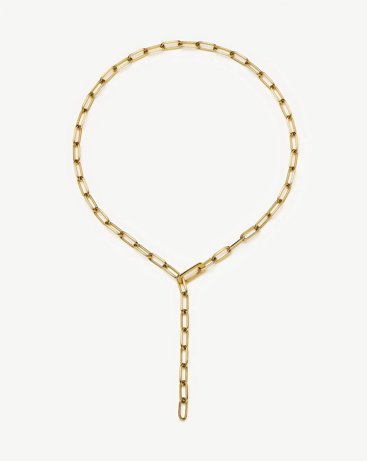 Classic Paperclip Chain Necklace | 18k Gold Plated Necklaces Missoma 