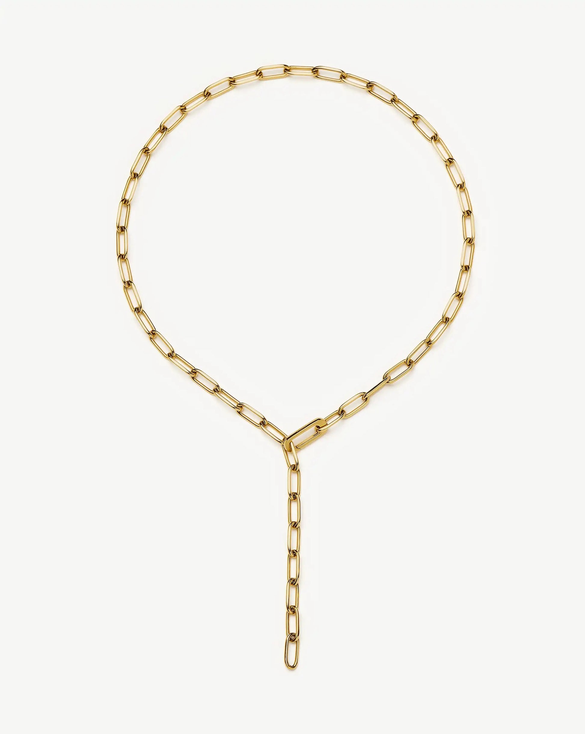 Classic Paperclip Chain Necklace | 18k Gold Plated Necklaces Missoma 