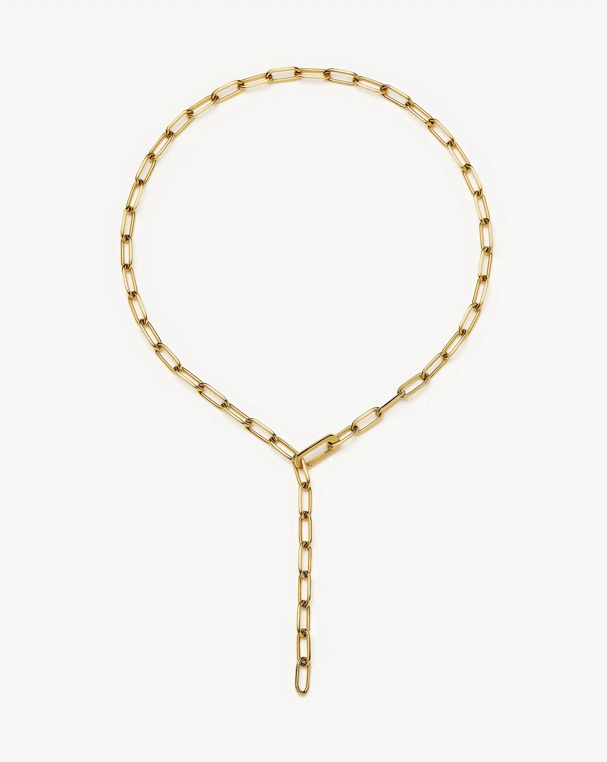 Classic Paperclip Chain Necklace | 18k Gold Plated Necklaces Missoma 