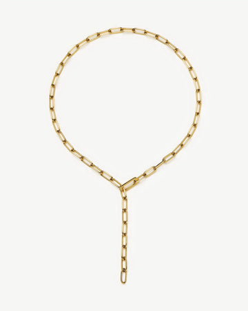 Classic Paperclip Chain Necklace | 18k Gold Plated Necklaces Missoma 