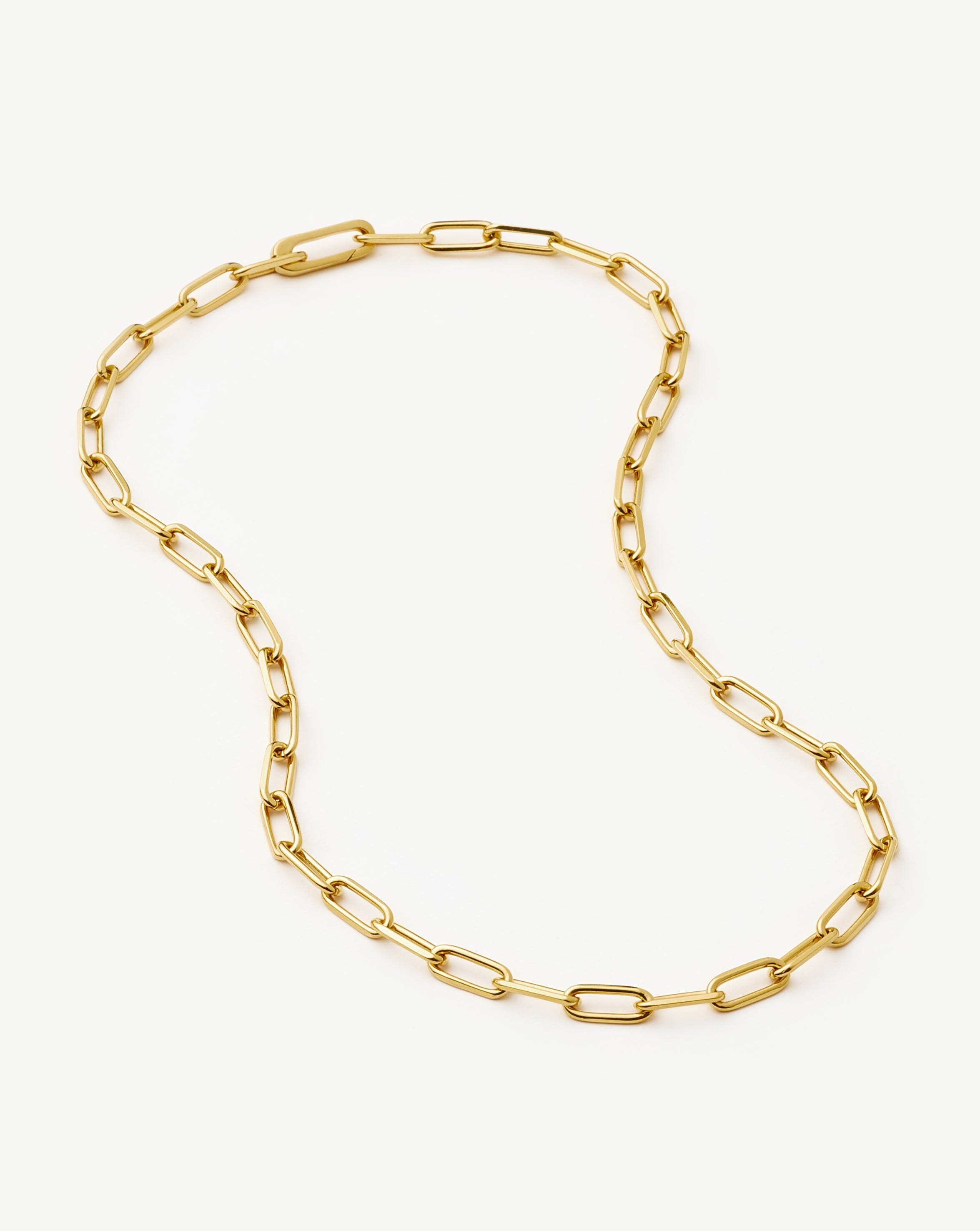 Classic Paperclip Chain Necklace | 18k Gold Plated Necklaces Missoma 