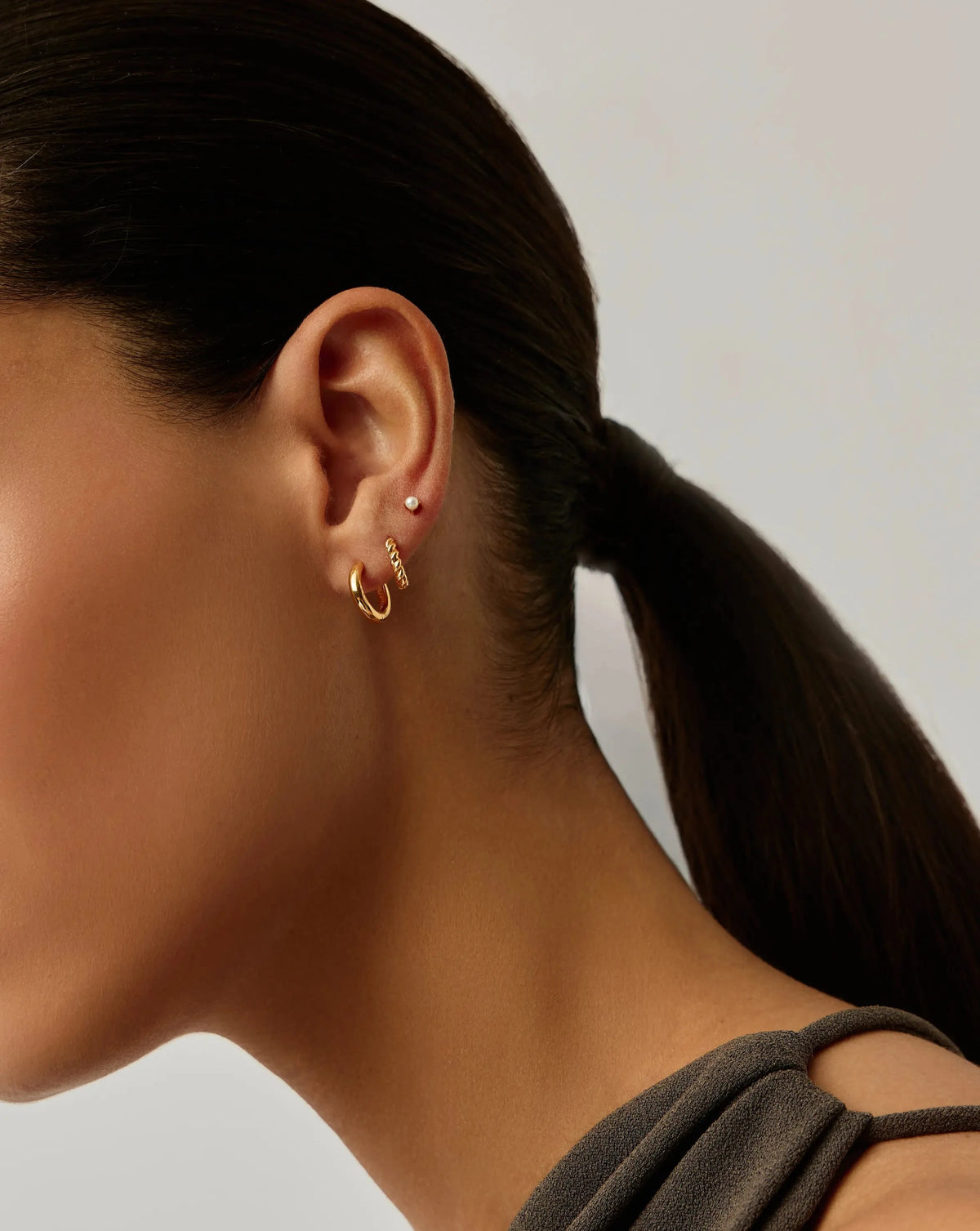 Classic Pearl Stud Earrings | 18k Gold Vermeil/Pearl Earrings Missoma 