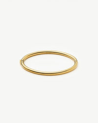 Classic Round Hinged Bangle | 18k Gold Plated Bracelets Missoma 