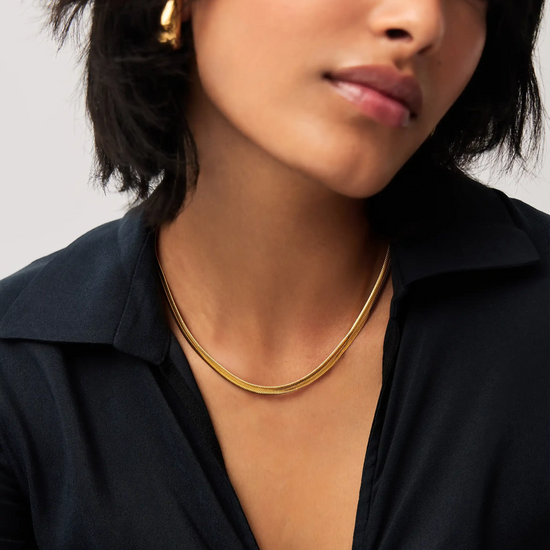 Classic Snake Chain Necklace | 18k Gold Plated Necklaces Missoma 