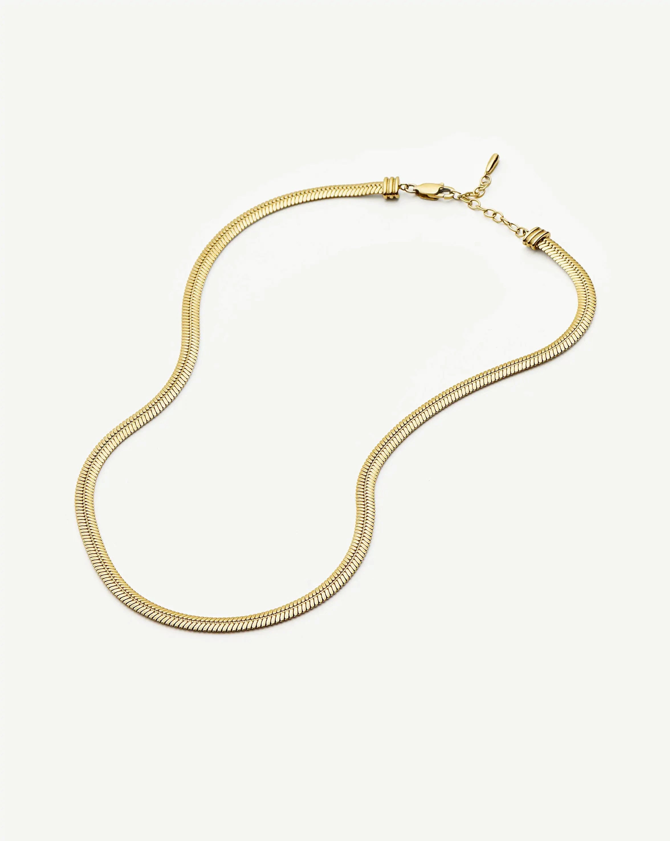 Classic Snake Chain Necklace | 18k Gold Plated Necklaces Missoma 