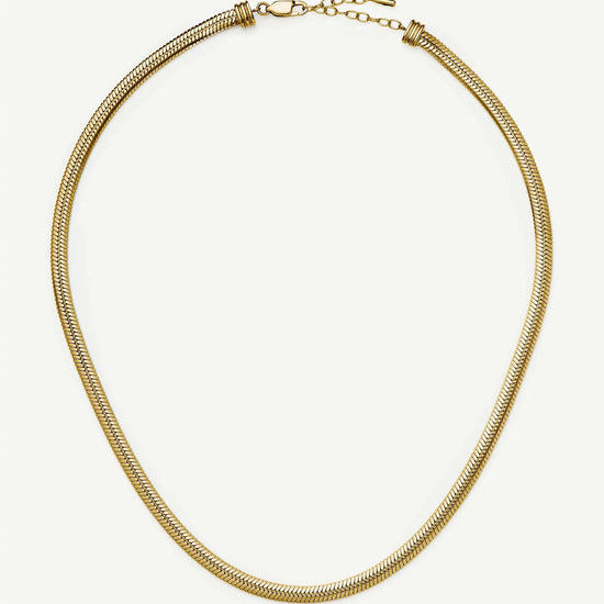 Classic Snake Chain Necklace | 18k Gold Plated Necklaces Missoma 