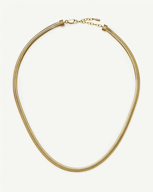 Classic Snake Chain Necklace | 18k Gold Plated Necklaces Missoma 