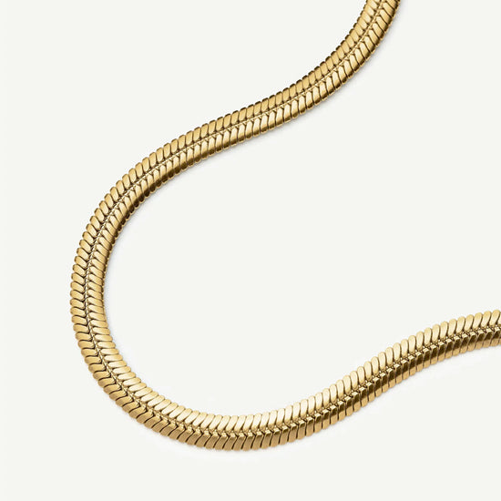 Classic Snake Chain Necklace | 18k Gold Plated Necklaces Missoma 