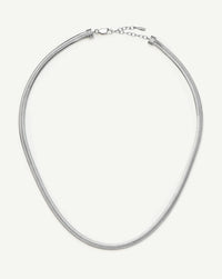 Classic Snake Chain Necklace | Platinum Plated Necklaces Missoma 