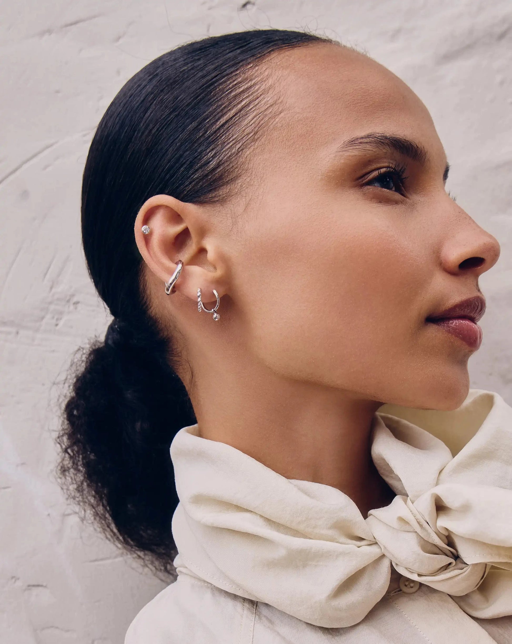 Classic Stone Stud Earrings | Sterling Silver Earrings Missoma 