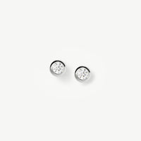 Classic Stone Stud Earrings | Sterling Silver Earrings Missoma 