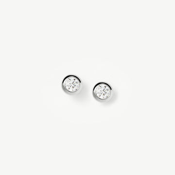 Classic Stone Stud Earrings | Sterling Silver Earrings Missoma 