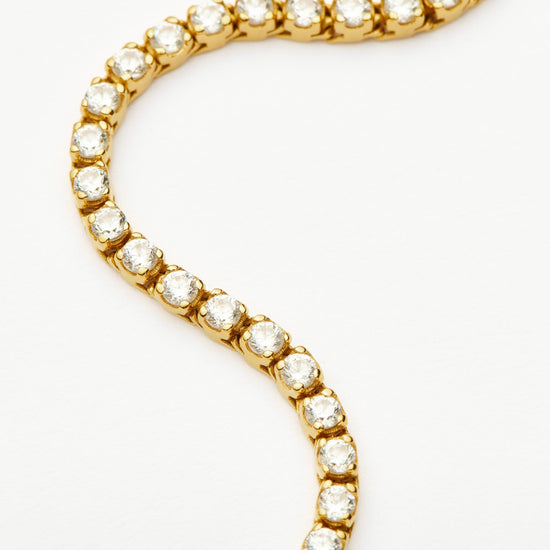 Classic Tennis Bracelet | 18k Gold Vermeil Cubic Zirconia Bracelets Missoma 