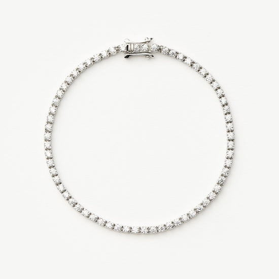 Classic Tennis Bracelet | Sterling Silver Cubic Zirconia Bracelets Missoma 
