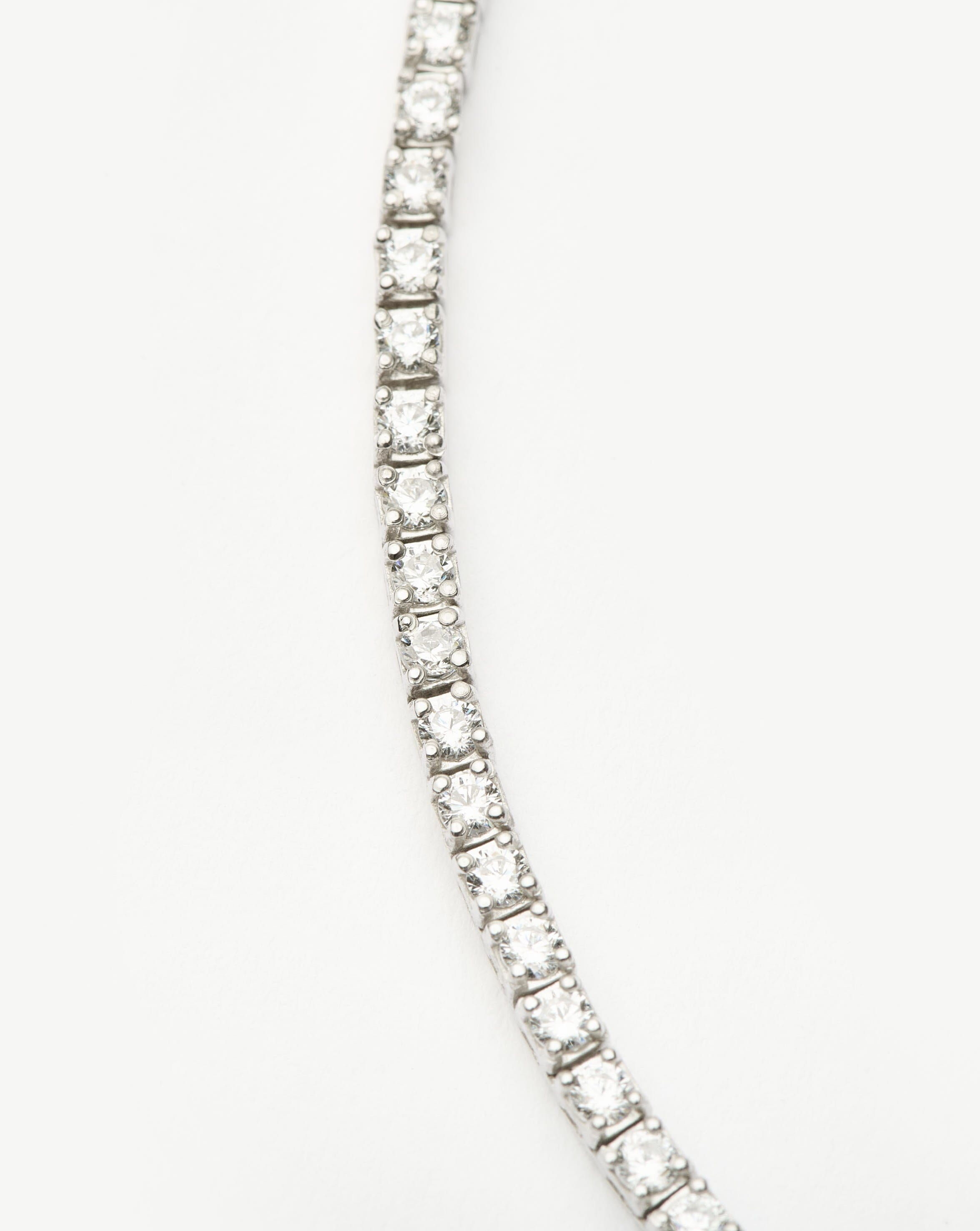 Classic Tennis Necklace | Sterling Silver Cubic Zirconia Necklaces Missoma 