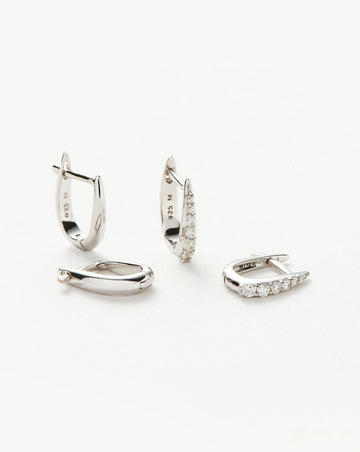 Claw Huggies Earring Set Layering Sets Missoma 