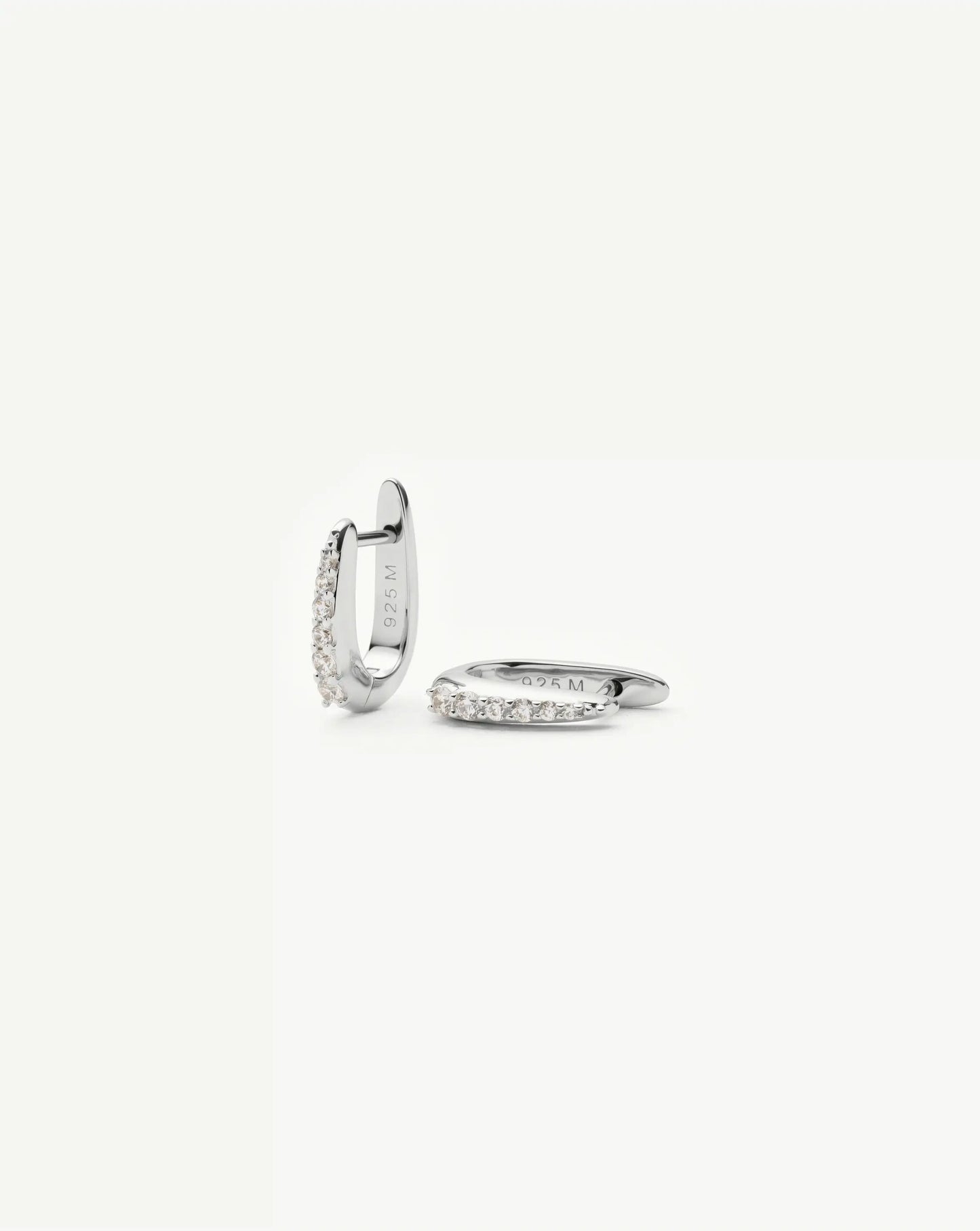 Claw Huggies | Sterling Silver/Pavé Earrings Missoma 