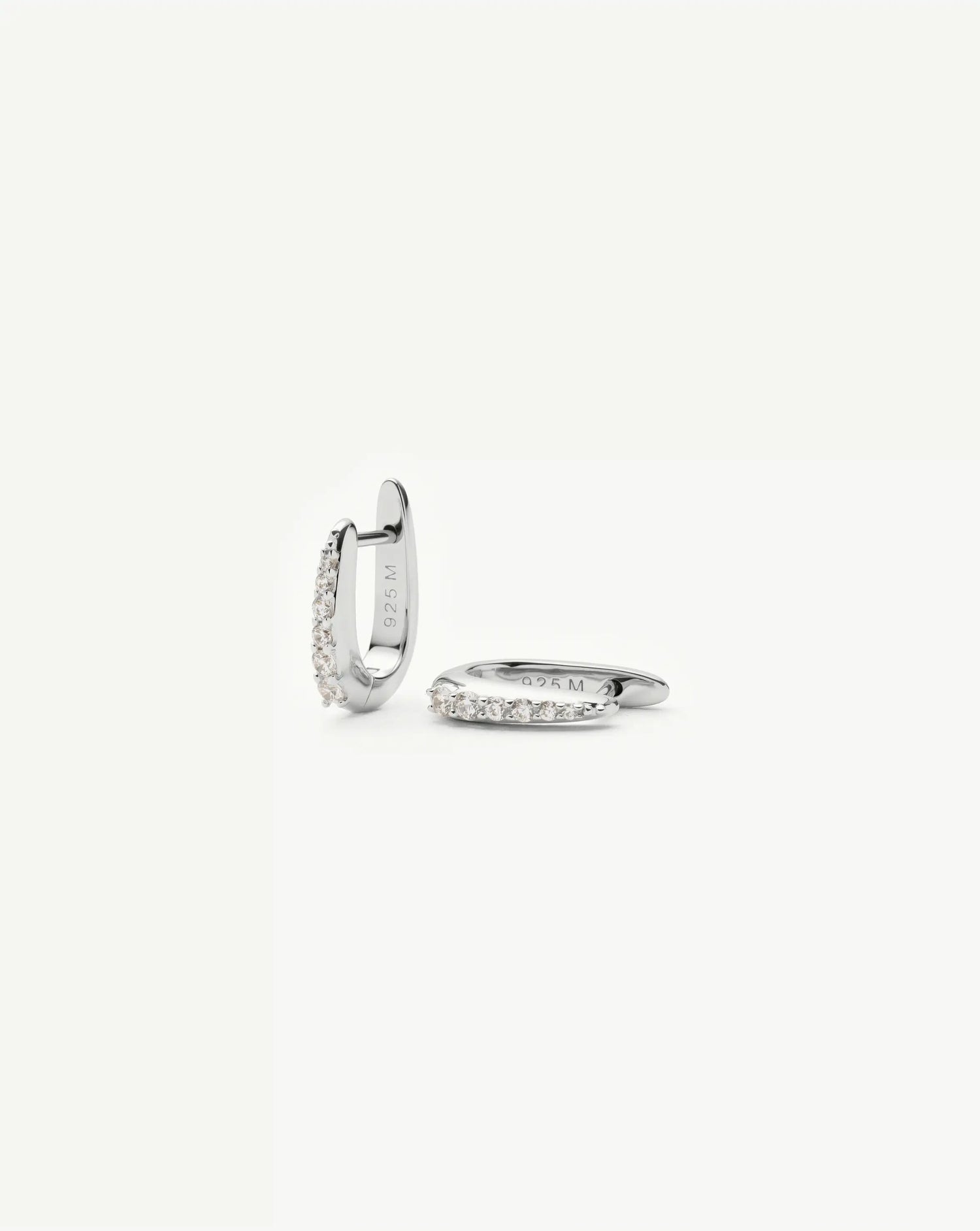 Claw Huggies | Sterling Silver/Pavé Earrings Missoma 