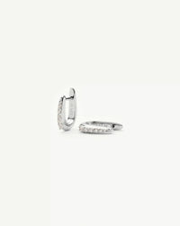 Claw Huggies | Sterling Silver/Pavé Earrings Missoma 
