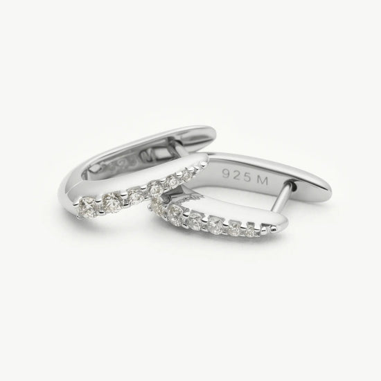 Claw Huggies | Sterling Silver/Pavé Earrings Missoma 