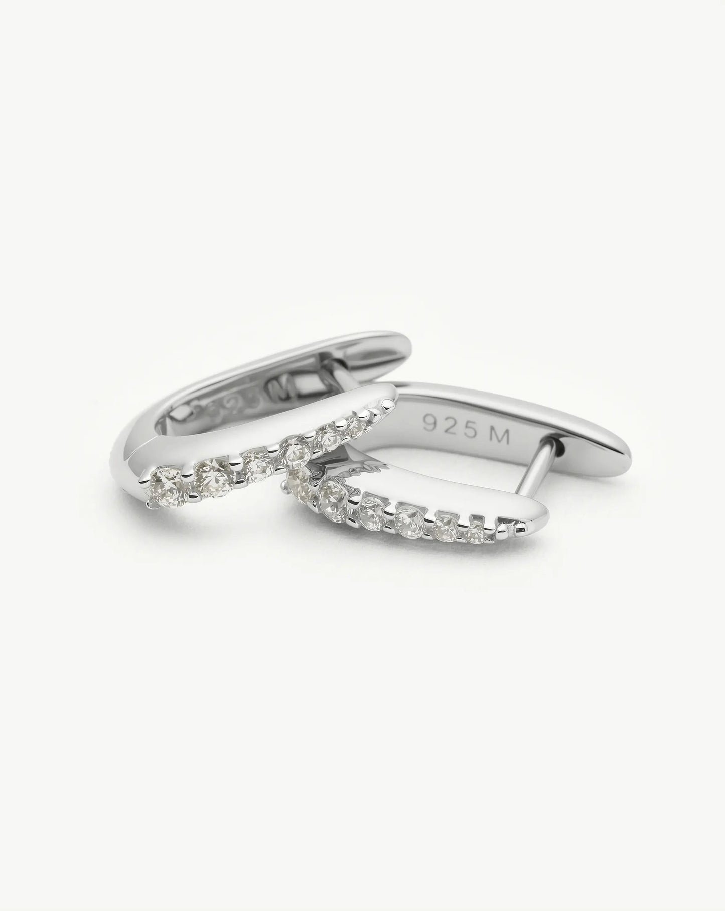 Claw Huggies | Sterling Silver/Pavé Earrings Missoma 