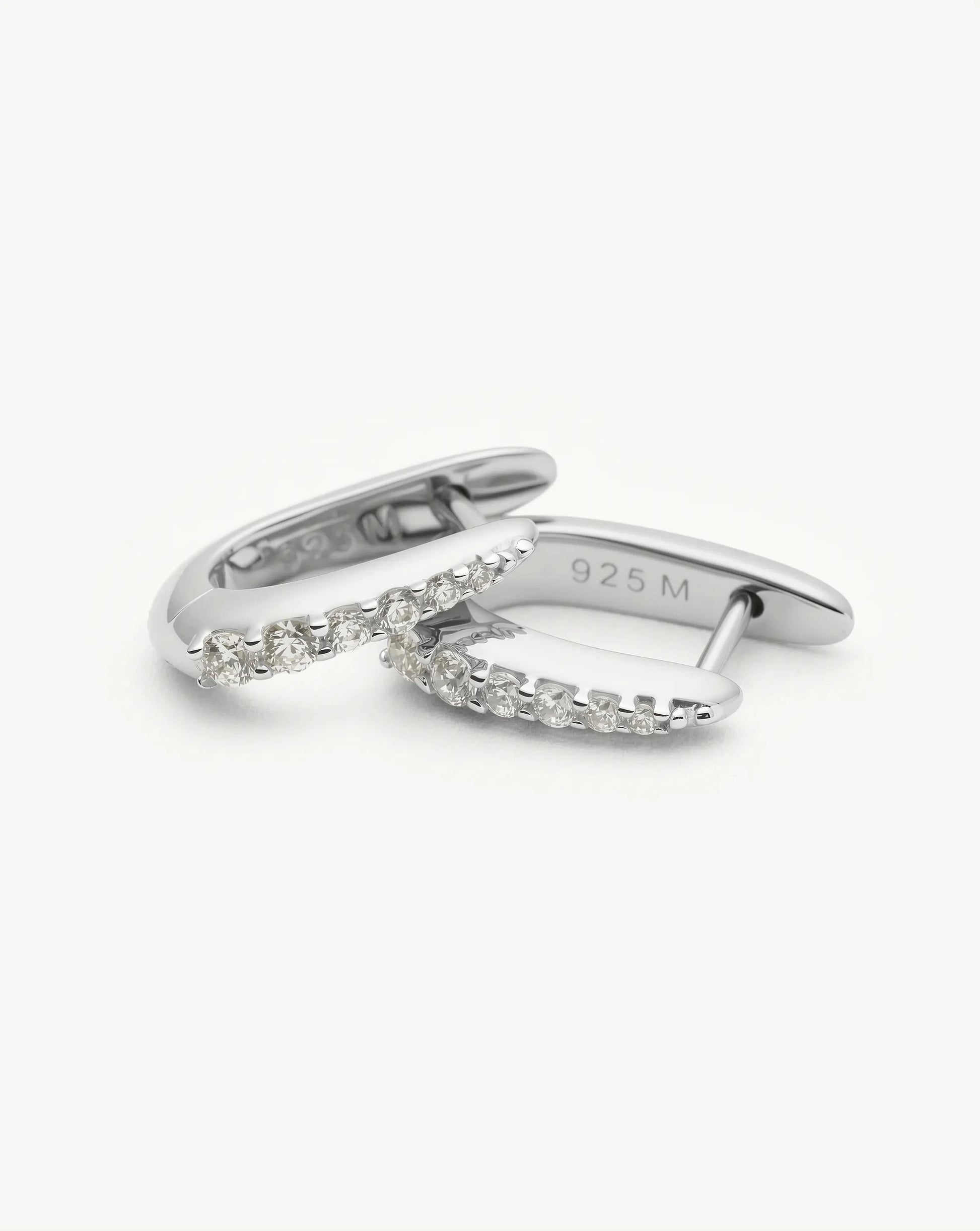 Claw Huggies | Sterling Silver/Pavé Earrings Missoma 