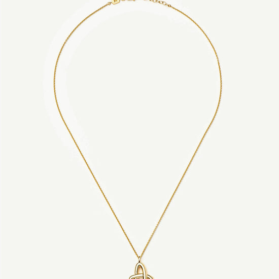 Curly Molten Initial Pendant Necklace - A | 18k Gold Vermeil Necklaces Missoma 